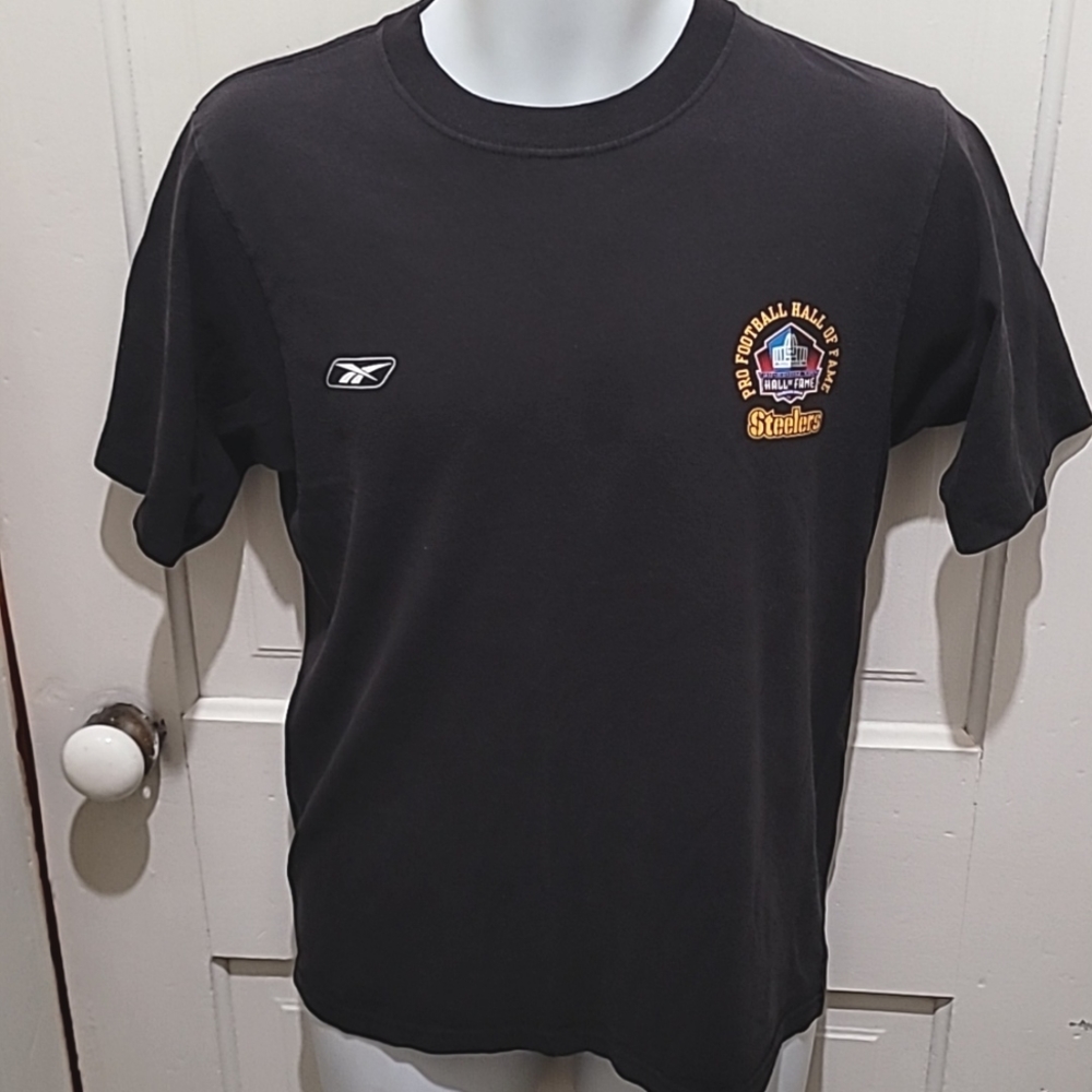 Reebok PITTSBURGH STEELERS Tee Adult  Small NFL Pro Football HOF T-Shirt